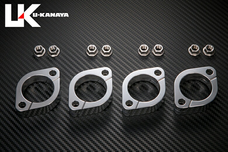 ユーカナヤ U-KANAYA ビレットエキゾーストフランジ SLV GPZ750 GPZ750F GPZ750TURBO カタログ品番：P071-0344 メーカー品番：EFSVGPZ7