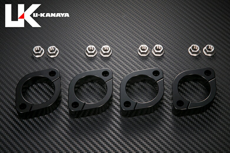 ユーカナヤ U-KANAYA ビレットエキゾーストフランジ BLK ZEPHYR750 ZEPHYR750RS カタログ品番：P071-0352 メーカー品番：EFBKZEP75