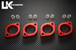 ユーカナヤ U-KANAYA ビレットエキゾーストフランジ RED Z750FXII Z750FXIII Z750GP Z750LTD Z750FOUR カタログ品番：P071-0351 メーカー品番：EFRDZ750