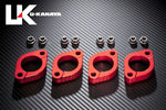 ユーカナヤ U-KANAYA ビレットエキゾーストフランジ RED ZRX400 II カタログ品番：P071-0495 メーカー品番：EFRDZRX4