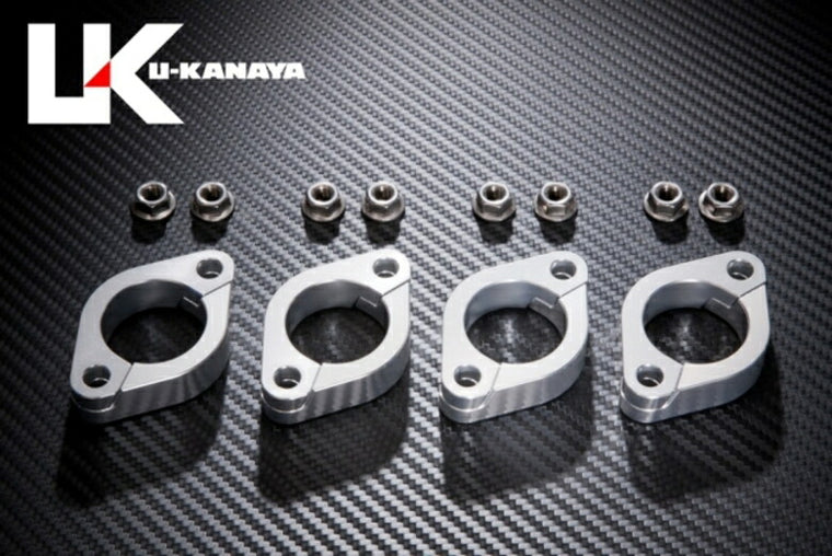 ユーカナヤ U-KANAYA ビレットエキゾーストフランジ SLV ZRX400 II カタログ品番：P071-0493 メーカー品番：EFSVZRX4