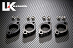 ユーカナヤ U-KANAYA ビレットエキゾーストフランジ BLK ZRX400 II カタログ品番：P071-0491 メーカー品番：EFBKZRX4
