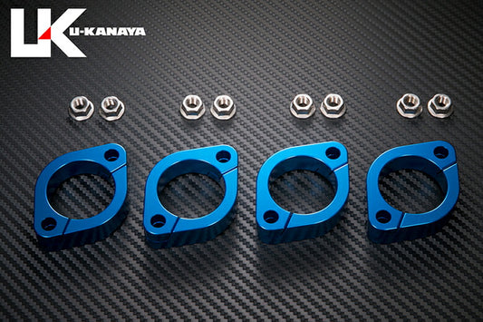 ユーカナヤ U-KANAYA ビレットエキゾーストフランジ BLU Z400FX Z400GP Z400LTD GPZ400F カタログ品番：P071-0504 メーカー品番：EFBLZ4FX