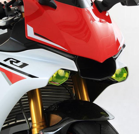 POWERBRONZE パワーブロンズ ヘッドライトレンズシールド イエロー YZF-R1 15- MT-10 16- カタログ品番：P071-1763 メーカー品番：440-Y558-006