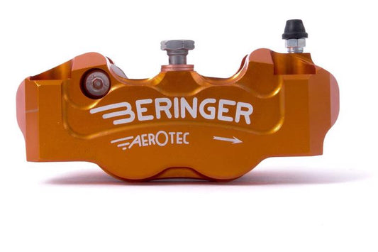 BERINGER ベルリンガー 4Pラジアルキャリパー ヒダリ オレンジ R NINE T S1000R 14-20、S1000RR XR 15-20、Monster1200 14-20 カタログ品番：4R12A-OMM メーカー品番：4R12A-OMM