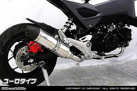ウイルズウィン WirusWin ロイヤルマフラー フルエキ ユーロ GROM(2型) カタログ品番：P072-4876 メーカー品番：1712-59-04