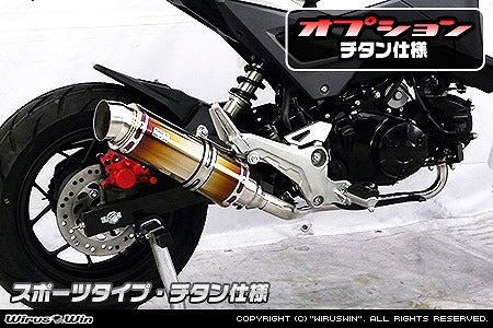 ウイルズウィン WirusWin ロイヤルマフラー フルエキ スポーツ チタン GROM(2型) カタログ品番：P072-4883 メーカー品番：1712-59-23