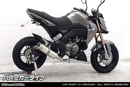 ウイルズウィン WirusWin ロイヤルマフラー バズーカー フルEX Z125 PRO カタログ品番：P073-8877 メーカー品番：1732-59-01