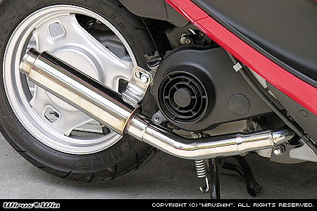 ウイルズウィン WirusWin ロッドサイレンサーマフラー アドレスV50(JBH-CA4BA) O2センサー装着モデル カタログ品番：P073-8881 メーカー品番：1702-55-11