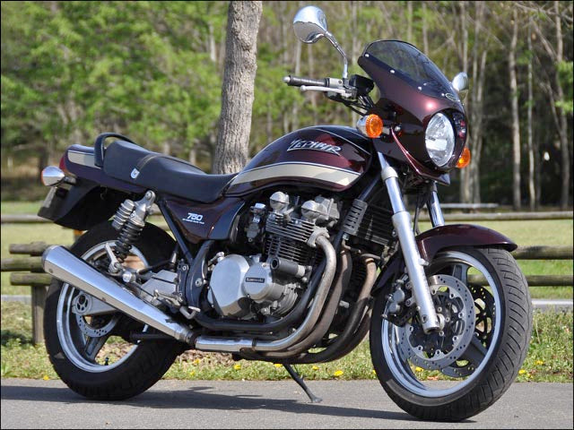 CHIC DESIGN シックデザイン ロードコメット2 ツートン 1T クリア ZEPHYR750 RS 90-06 カタログ品番：RCB05-LB/OR メーカー品番：RCB05-LB/OR