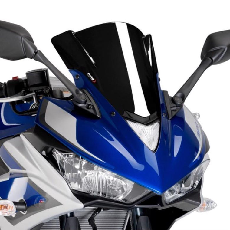 プーチ スクリーン レーシング ブラック YZF-R3／YZF-R25 15-