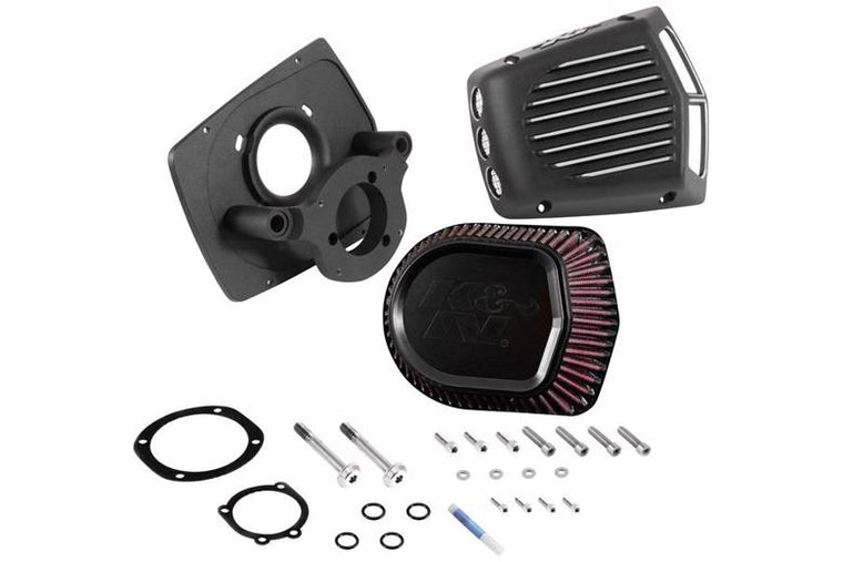 K&N ケーアンドエヌ インテークキット SHAKER BLK SOFTAIL 01-15 DYNA 04-17 TOURING 02-07 カタログ品番：RK-3950 メーカー品番：RK-3950