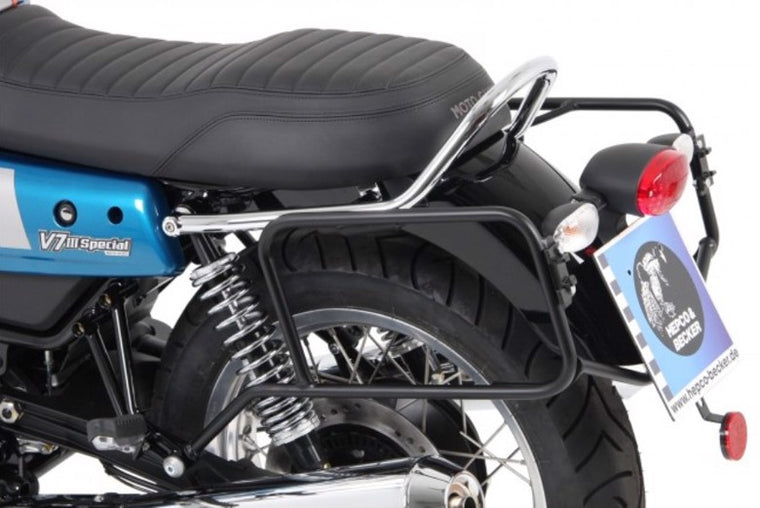 ヘプコアンドベッカー ヘプコ＆ベッカ サイドキャリア ブラック V7 III Stone Special 17-20 カタログ品番：653550-0001 メーカー品番：653550 00 01