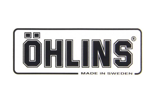 OHLINS｜オーリンズ クリアーステッカー BLK 75X30｜0191-01