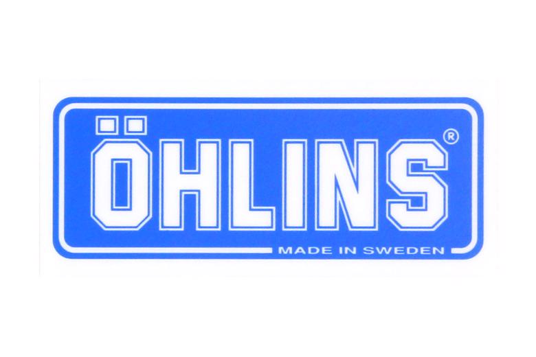 OHLINS｜オーリンズ クリアーステッカー BLU 75X30｜0191-02