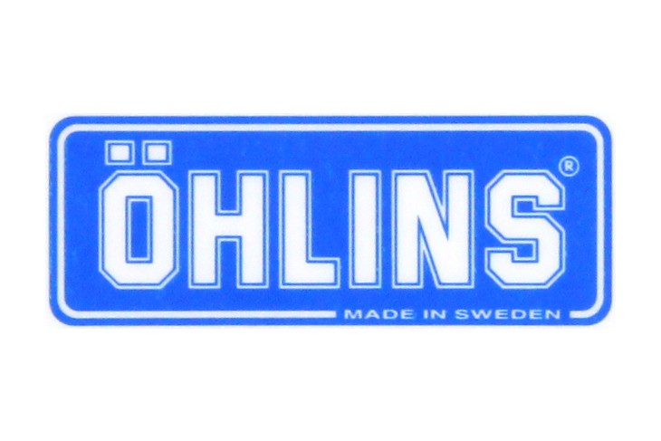 OHLINS｜オーリンズ クリアーステッカー BLU 46X18｜0191-06