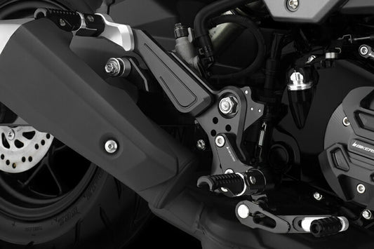 バイカーズ BIKERS バックステップ グレー GROM 16-20 カタログ品番：BK-H400-GRY メーカー品番：H0400-GRY