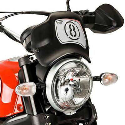 プーチ フロントパネル ブラック Ducati SCRAMBLER