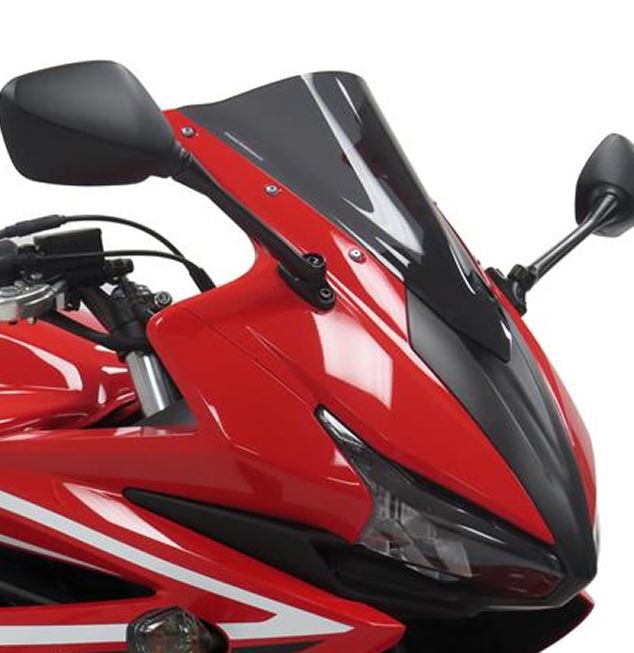 POWERBRONZE パワーブロンズ エアフロースクリーン ダークスモーク CBR400R 16-17 カタログ品番：P079-6193 メーカー品番：400-H142-002