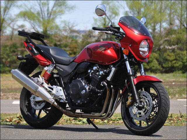 CHIC DESIGN シックデザイン ロードコメット2 CプロミネンスRED クリア CB400SF REVO 14- カタログ品番：RCB45C-PRRD メーカー品番：RCB45C-PRRD