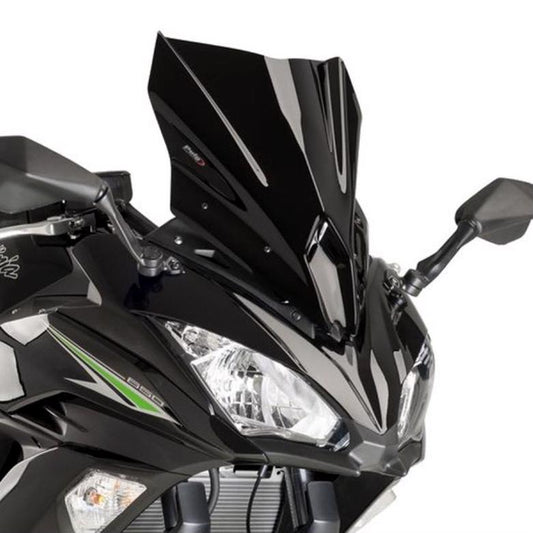 プーチ レーシングスクリーン ブラック NINJA650 17-
