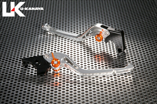 ユーカナヤ｜U-KANAYA レバーセット GPタイプ／ロング SV／GN Z900RS 18｜KA074-107-0503