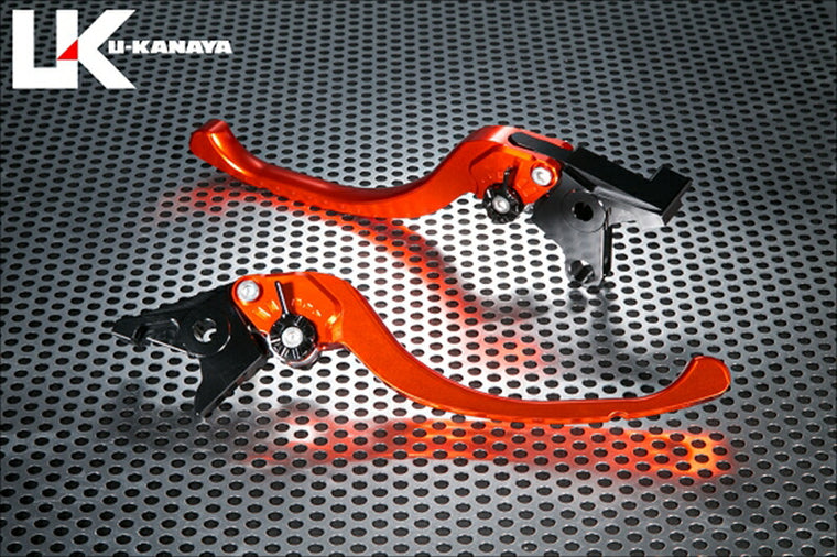 ユーカナヤ｜U-KANAYA レバーセット ツーリング OR／BK Z900RS 18｜KA074-107-0808