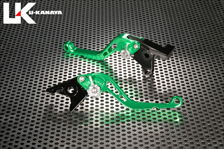 ユーカナヤ｜U-KANAYA レバーセット STD／ショート GN／BL Z900RS 18｜KA074-107-0207