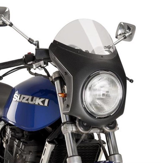 プーチ レトロフェアリング スモーク／カーボンP 汎用（ヘッドライト直径195mm