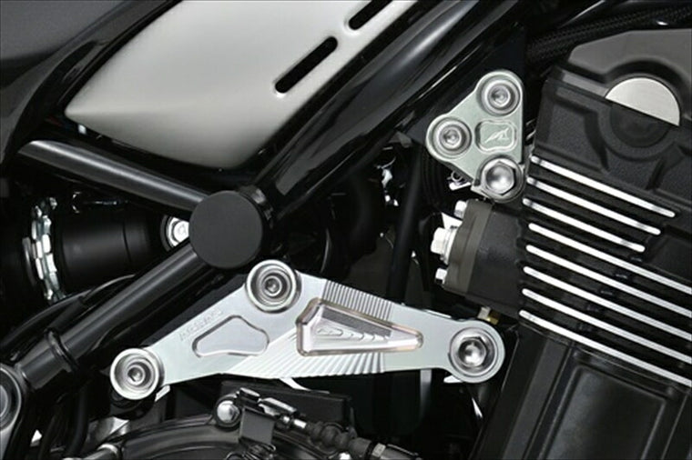 アグラス｜アグラス エンジンハンガーSET フロント／リア メッキ Z900RS 18｜356-400-002MK