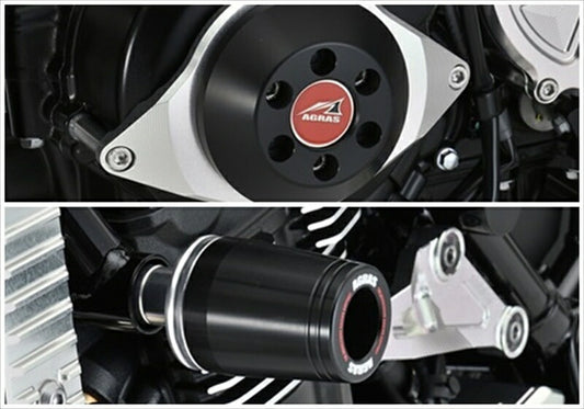 アグラス｜アグラス Rスライダー 3点SETφ50 WHT フレーム／ジェネレターA Z900RS 18｜342-400-005