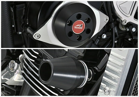 アグラス｜アグラス Rスライダー 3点SETφ60 BLK フレーム／ジェネレターA Z900RS 18｜342-400-007B