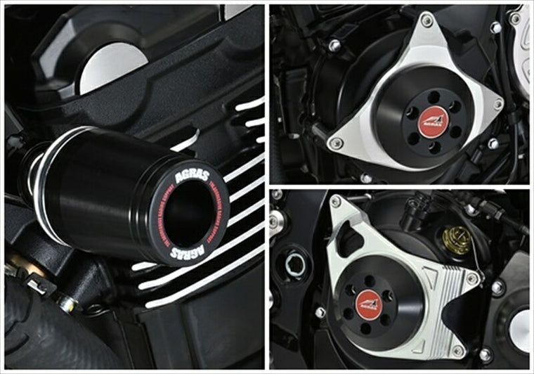 アグラス｜アグラス Rスライダー 4点SET φ50 BLK フレーム／ジェネレターA／クラッチA Z900RS 18｜342-400-011B