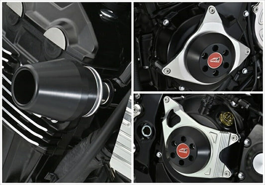 アグラス｜アグラス Rスライダー 4点SETφ60 WHT フレーム／ジェネレターA／クラッチA Z900RS 18｜342-400-012