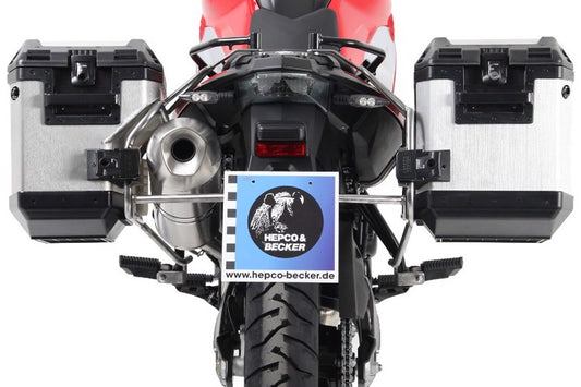 ヘプコアンドベッカー ヘプコ＆ベッカ サイドキャリア ステンレス カットアウトセット エクスプローラー付(ブラック) BMW F700GS 12-16 カタログ品番：651652-0022-00 メーカー品番：651652 00 22-00-40