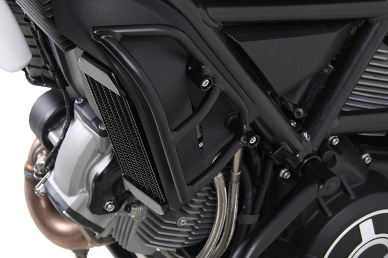 HEPCO&BECKER ヘプコアンドベッカー ヘプコ＆ベッカ ラジエーターガード ブラック Scrambler Desert Sled 17-20 カタログ品番：42237530-0001 メーカー品番：42237530 00 01