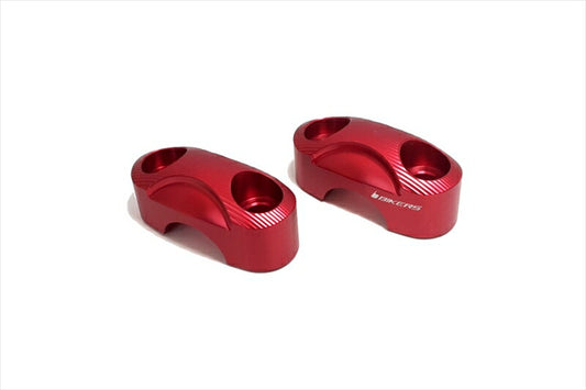 バイカーズ｜BIKERS ハンドルバークランプ22.2mm レッド GROM 13-21 CT125 20-21 PCX 12-21 PCX160 21｜H0411-RED