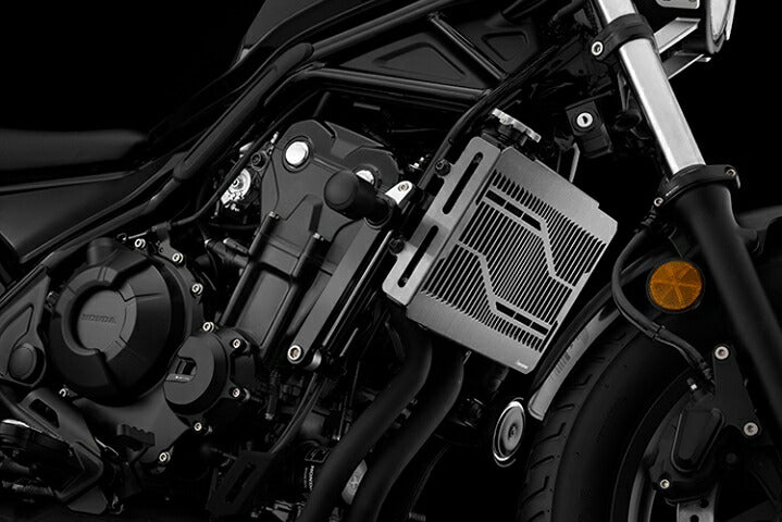 バイカーズ BIKERS ステンレスラジエターガード チタンコート Rebel500 17-20 カタログ品番：BK-H0443-BLK メーカー品番：H0443-BLK