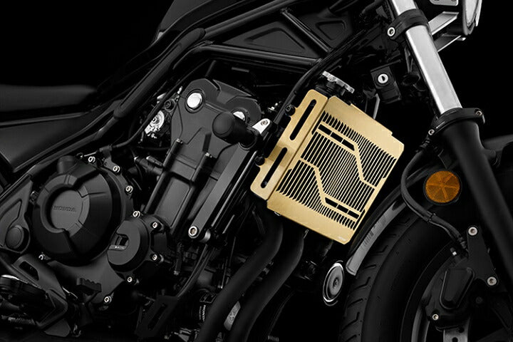 バイカーズ BIKERS ステンレスラジエターガード チタンコート Rebel500 17-20 カタログ品番：BK-H0443-GLD メーカー品番：H0443-GLD