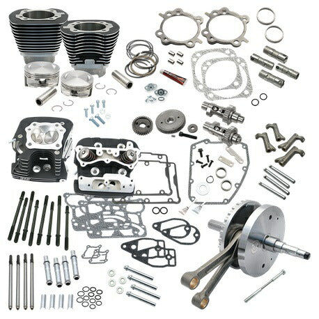 エスアンドエスサイクル S＆S 124 ホットセットアップキット W.BLK TC 07-17 カタログ品番：900-0568 メーカー品番：900-0568