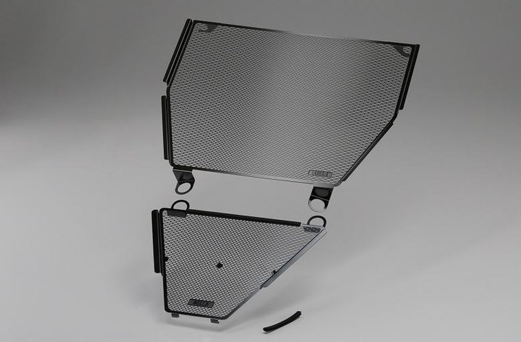 アエラ AELLA ラジエター＆オイルクーラープロテクターセット ブラック ドゥカティ PanigaleV4 S カタログ品番：P089-2069 メーカー品番：AE-56135-BK