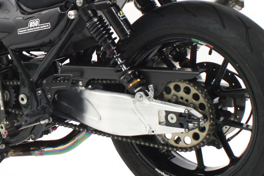 BAGUS!MOTORCYCLE バグース チェーンガード ドライカーボン ZEPHYR750 プレスフォーミングスイングアーム用 カタログ品番：P089-8046 メーカー品番：BG-RPFCG03ABK