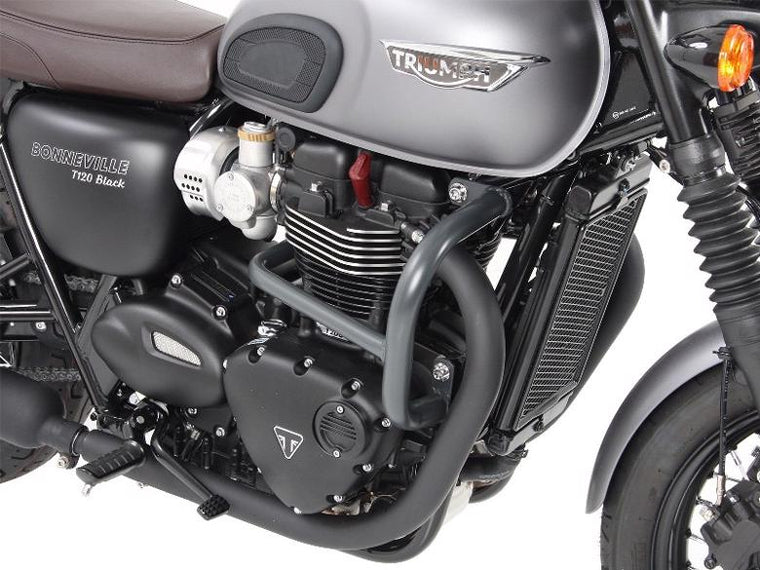 HEPCO&BECKER ヘプコアンドベッカー ヘプコ＆ベッカ エンジンガード クローム Bonneville T100 Black 17-20 カタログ品番：5017559-0002 メーカー品番：5017559 00 02