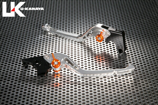 ユーカナヤ U-KANAYA レバーセット GPタイプ ロング SV BL モンキー125 18- カタログ品番：P091-2438 メーカー品番：HO078-042-0503