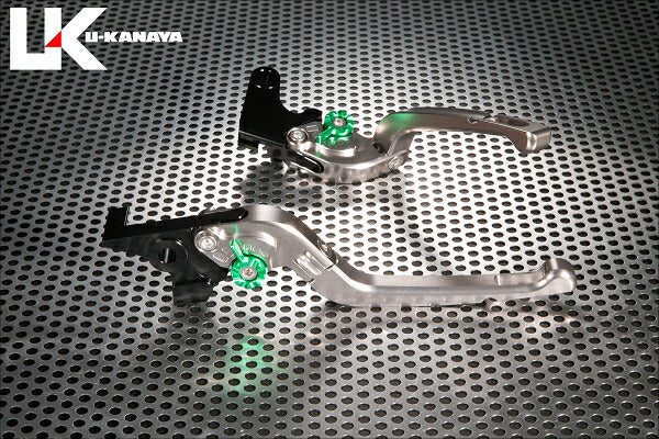 ユーカナヤ U-KANAYA レバーセット Rタイプ TI BK モンキー125 18- カタログ品番：P091-2587 メーカー品番：HO078-042-0706