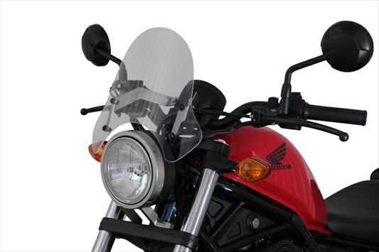 エムアールエー｜MRA スクリーン スポーツショート クリア Rebel500／250 17-19｜4025066165957