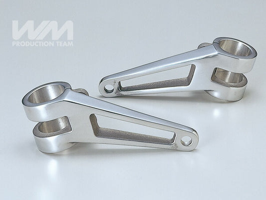 WMウエリントン ヘッドライトステー2 アルミバフ仕上げ φ36 《ダブルエム ES05236-00》◇Cr◇プロト品番P091-4785メーカー品番ES05236-00