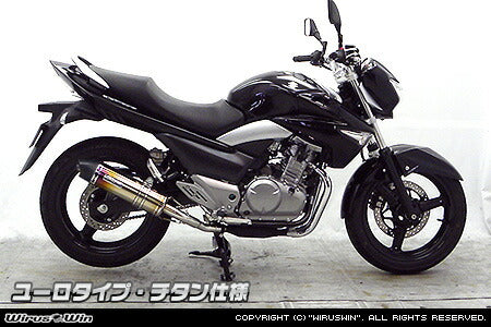 ウイルズウィン WirusWin スリップオンマフラー ユーロタイプ チタン GSR250 JBK-GJ55D カタログ品番：P092-0028 メーカー品番：1452-30-16