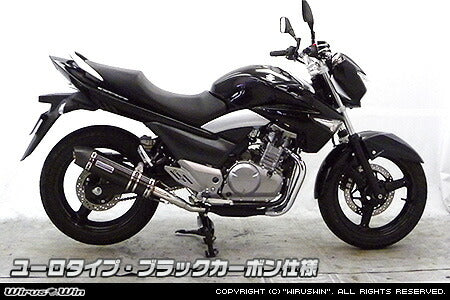 ウイルズウィン WirusWin スリップオンマフラー ユーロタイプ BK.C GSR250 JBK-GJ55D カタログ品番：P092-0029 メーカー品番：1452-30-26