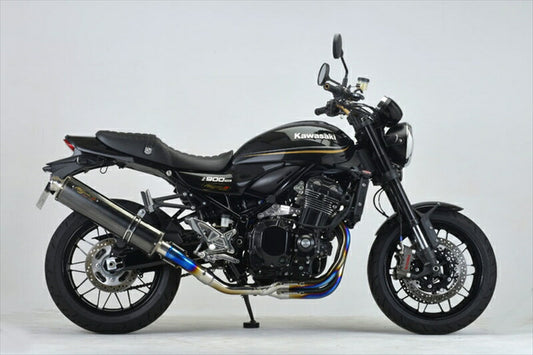 ノジマエンジニアリング｜NOJIMA GT機械曲DLCチタンフルエキゾースト Z900RS18-20／CAFE（2BL-ZR900C）｜NTX639GTD-CLK